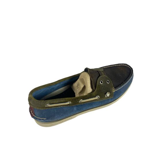 Sperry Top Sider non marking Blue boat shoes size 11.5 - Picture 3 of 10